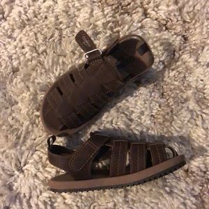 Toddler brown sandals